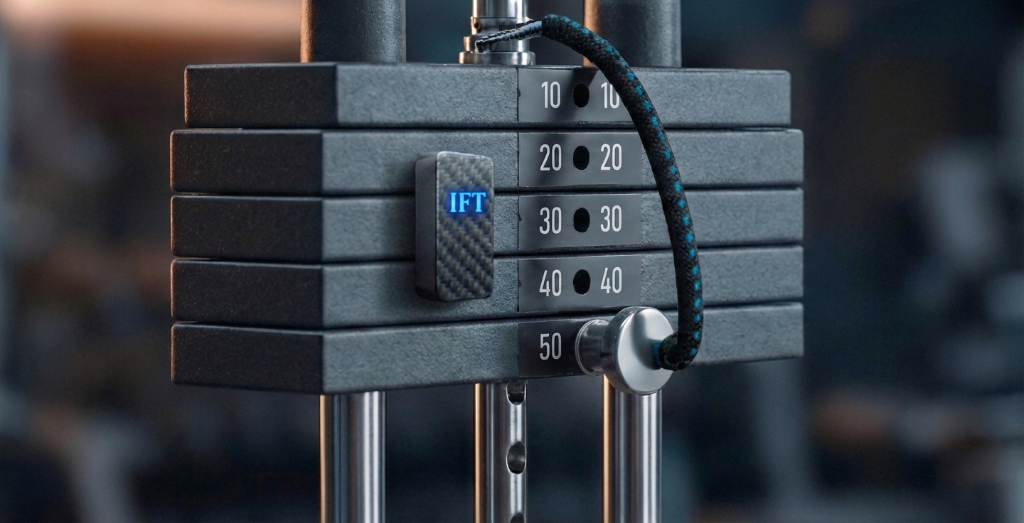 IFT sensor attached to weight stack